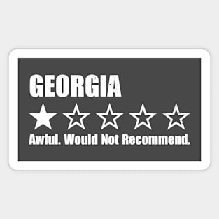 Georgia One Star Review Magnet